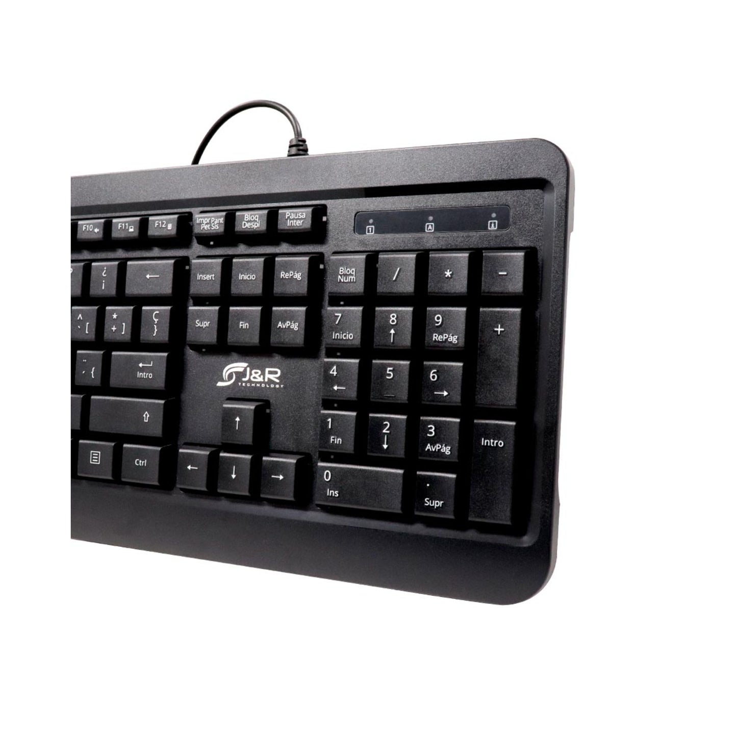 Teclado Multimedia Ergonomico Confortable 104 Teclas Jyr 024