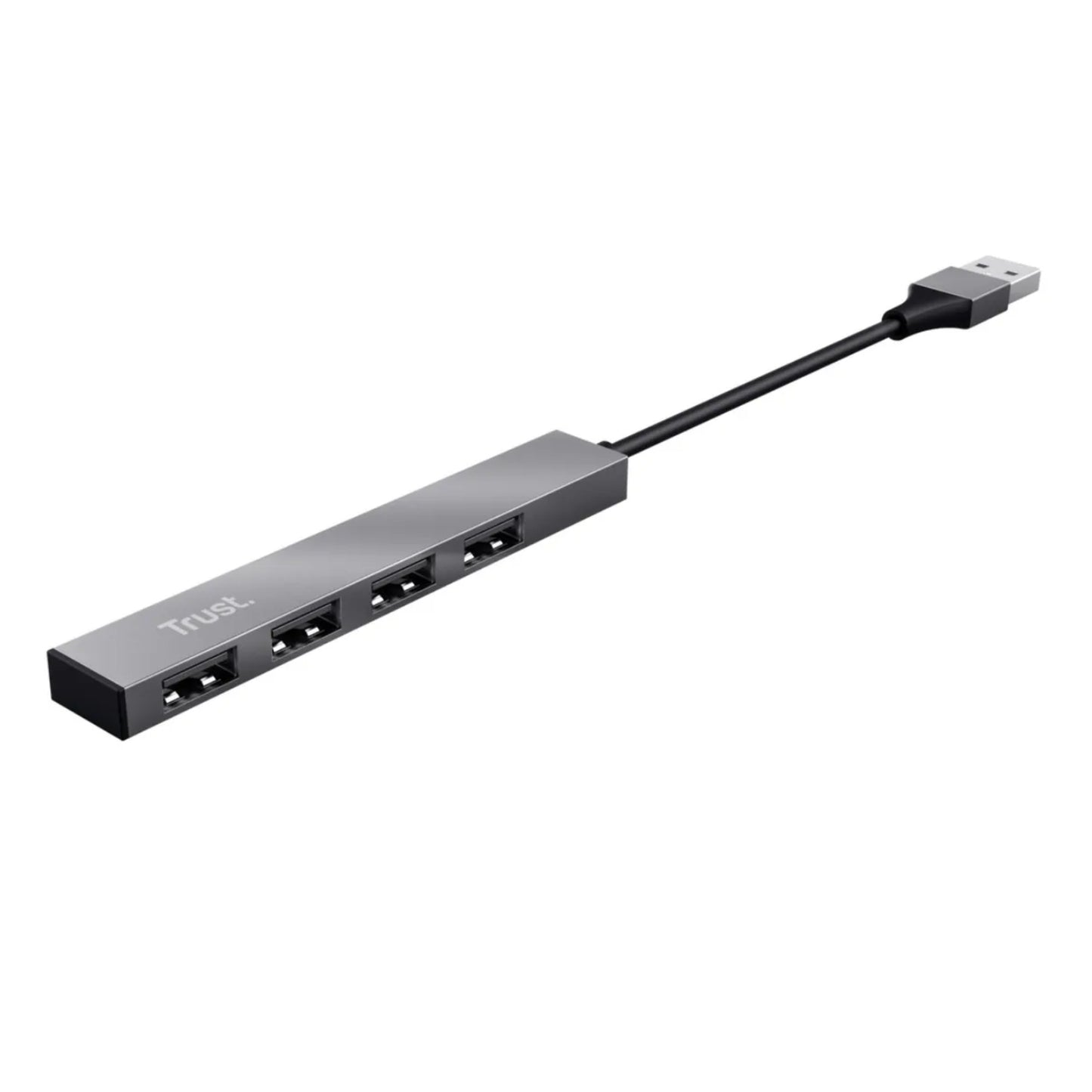 Hub Multipuerto Zapatilla Slim Usb 3.0 4 Puertos Trust Halyx