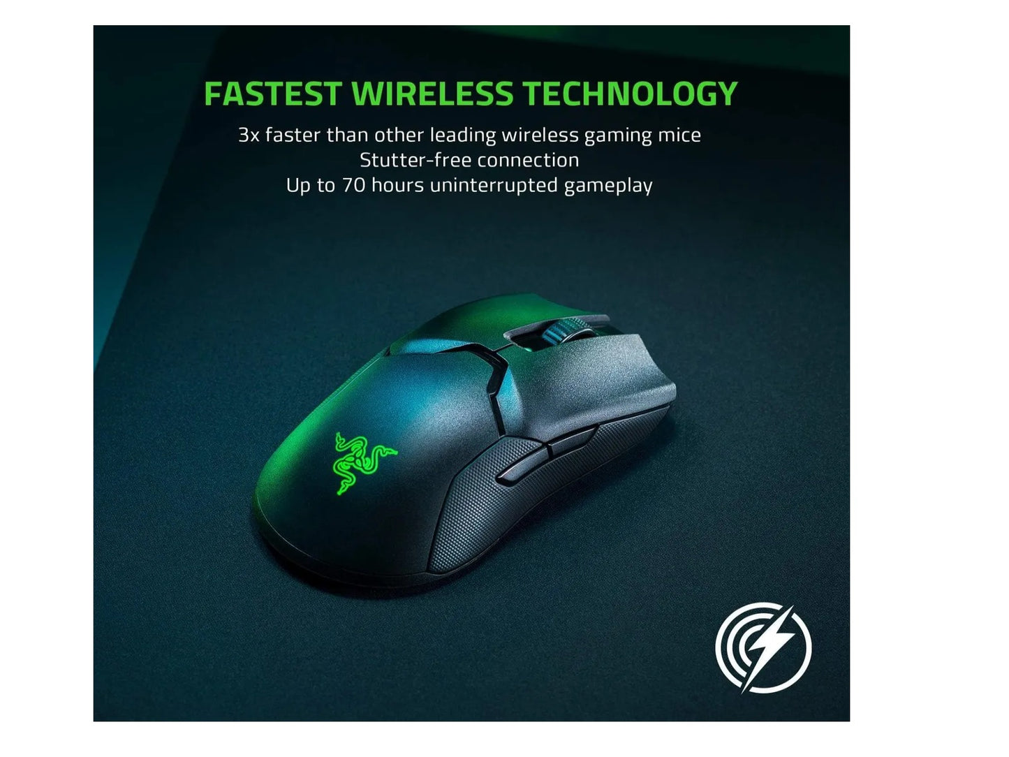 Mouse Inalambrico Gamer Rgb Razer Viper Ultimate Recargable