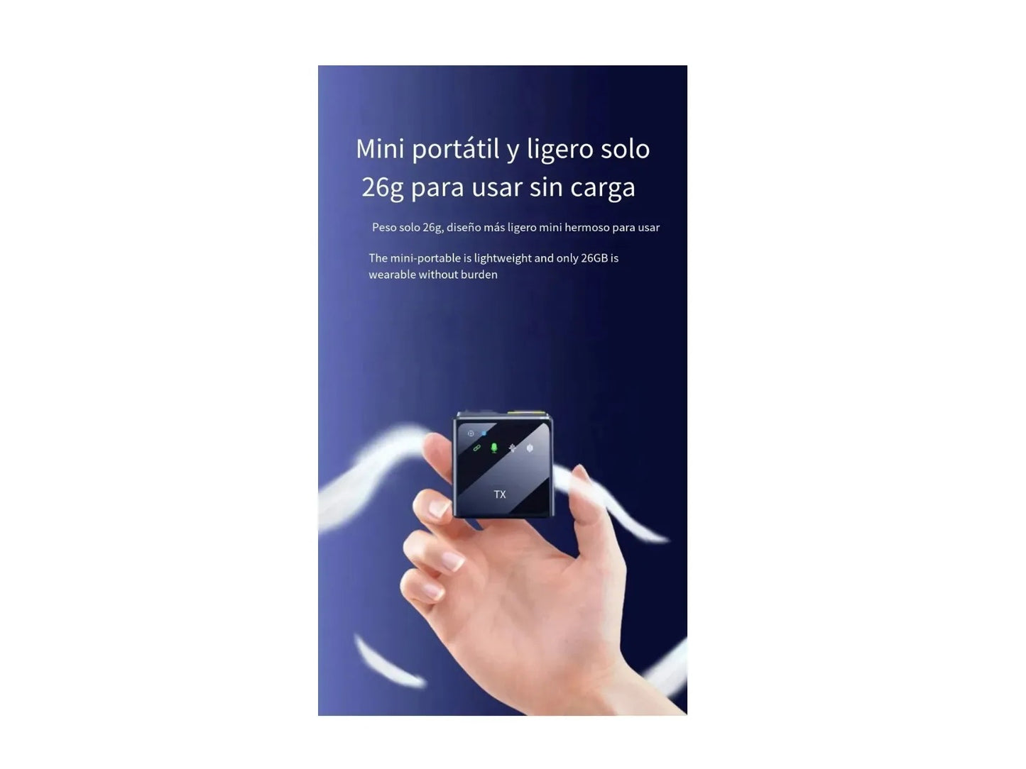 Microfono De Solapa Inalambrico Con Cancelacion De Ruido F9