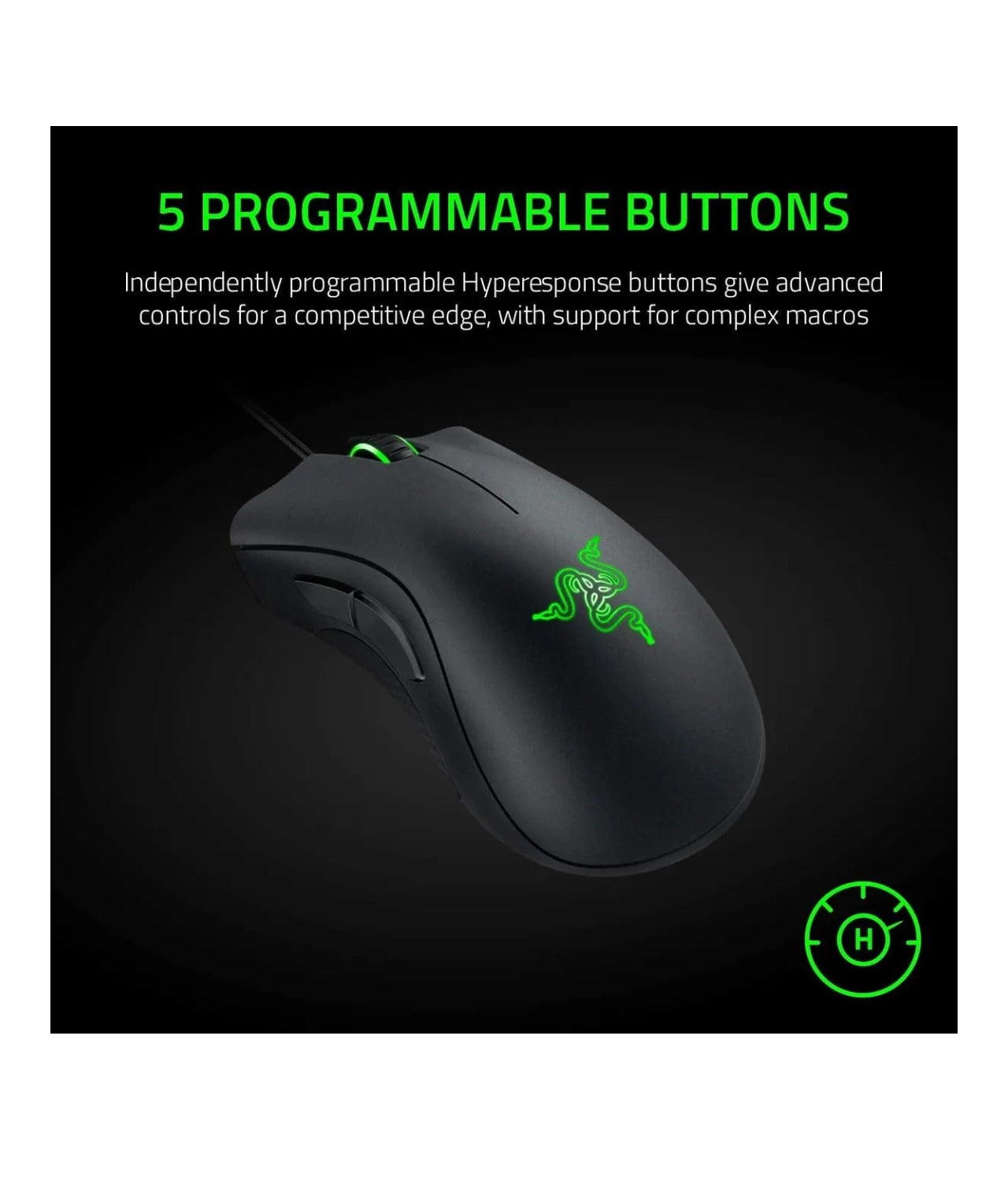 Mouse Raton Souris Gamer 6400dpi Razer Deathadder Essential