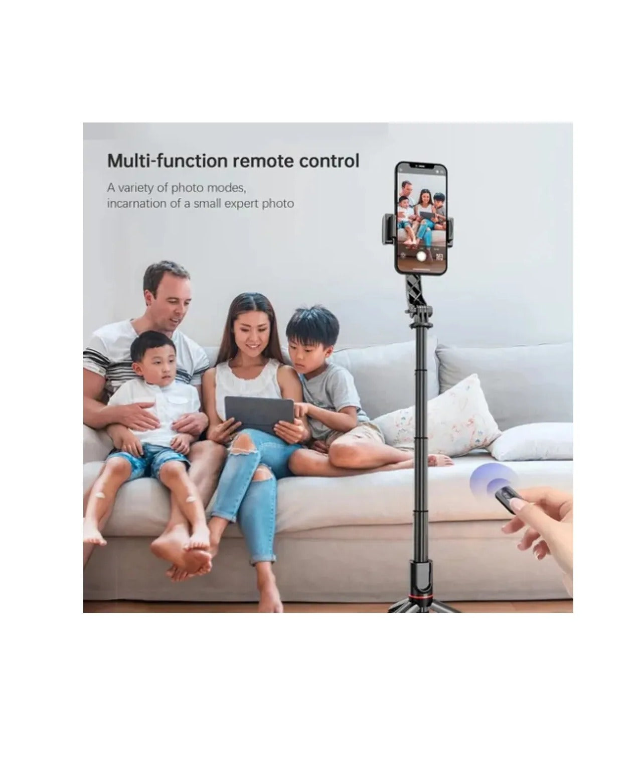 Trípode Selfi Gimbal Estabilizador L19 Celular Eje Robótico