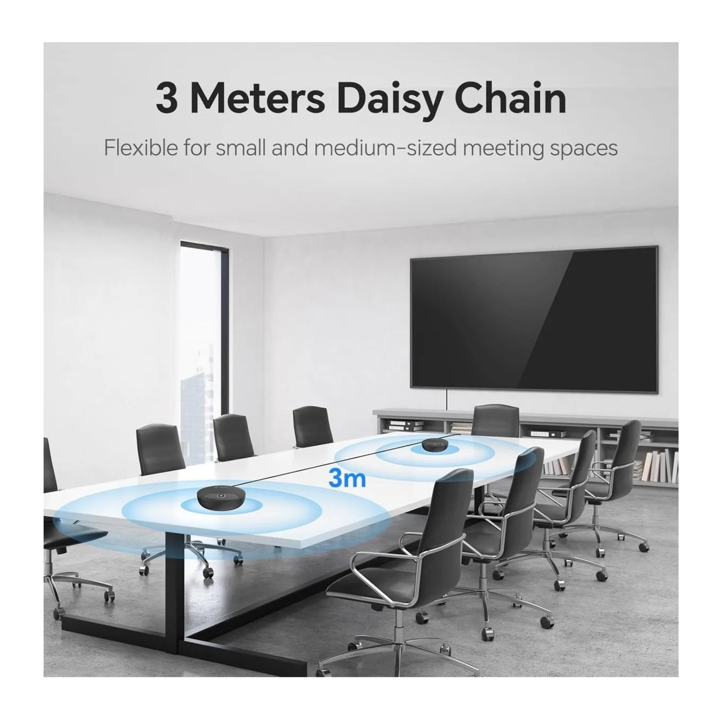 Microfono De Conferencia Doble Inalambrico | Omnidireccional