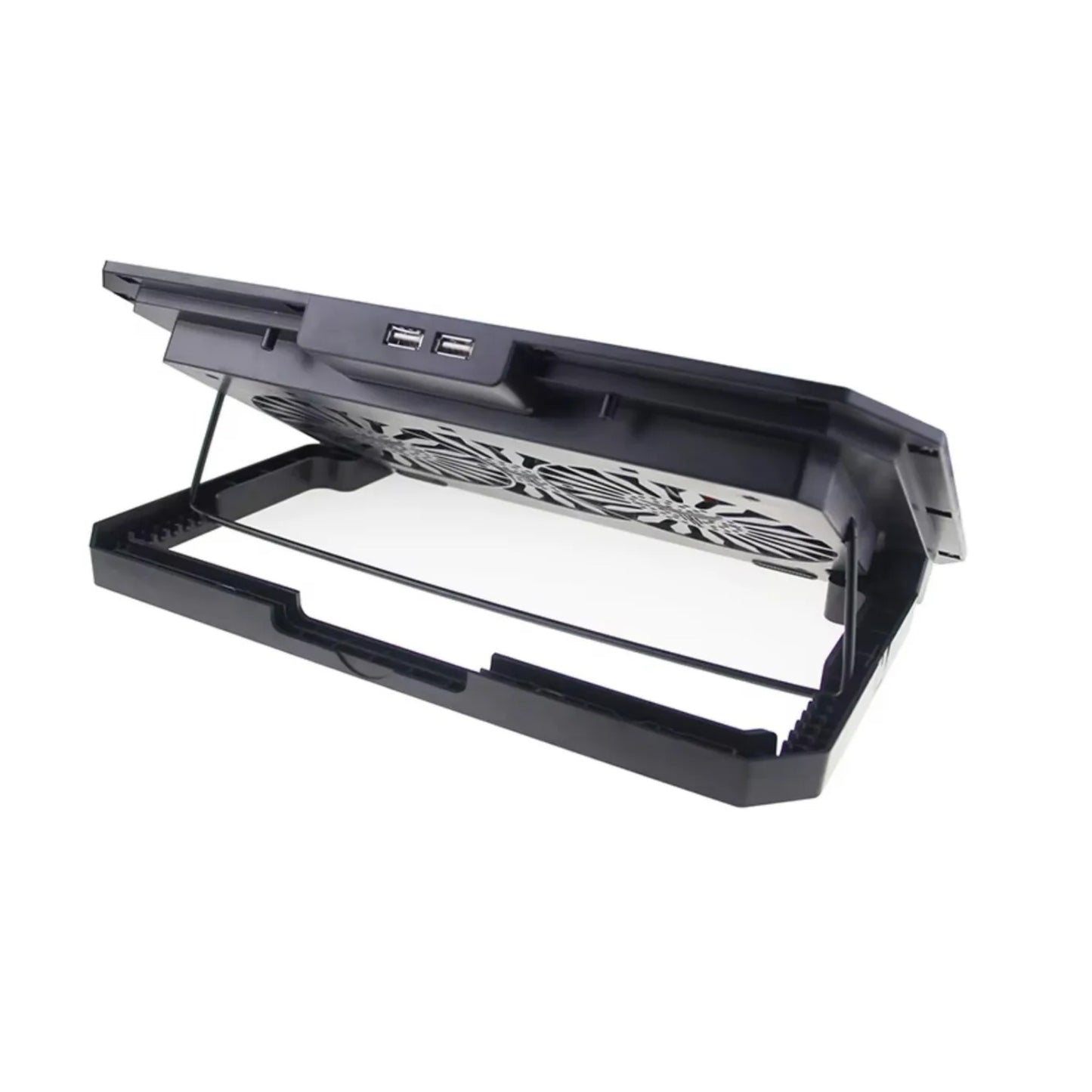 Base Soporte Refrigerante Portatil 2 Fans Gamer Rgb Jyr 020