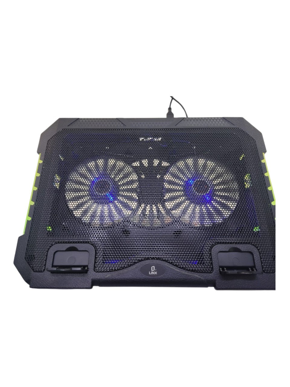 Base Refrigerante Portatil Gamer 2 Ventiladores Linx Br-888 Negro