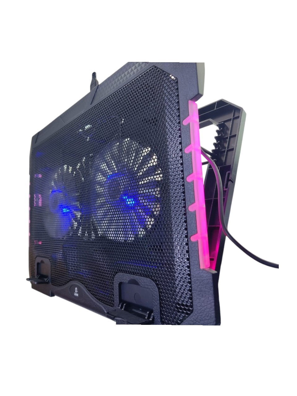 Base Refrigerante Portatil Gamer 2 Ventiladores Linx Br-888 Negro