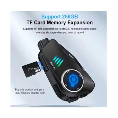 Intercomunicador Casco Moto Zerog Q28-2x Bt 5.0 Cámara 1080p