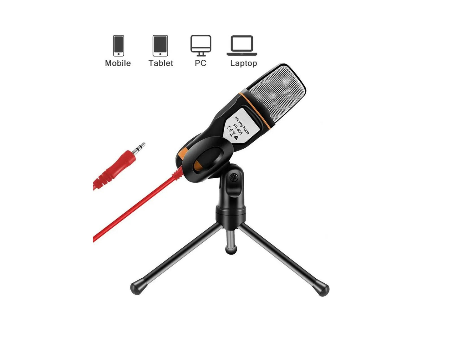 Micrófono Condensador Omnidireccional Sf-666