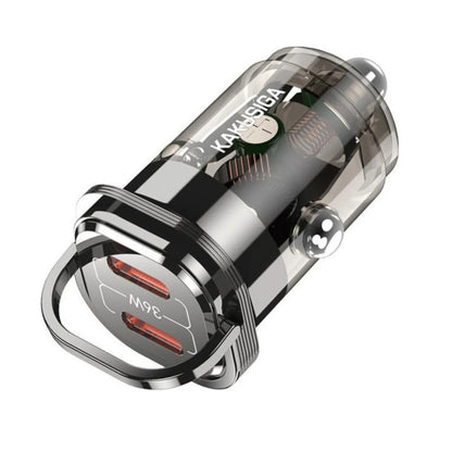 Cargador Para Carro De Cenicero Carga Rapida 36w 2c Kakusiga