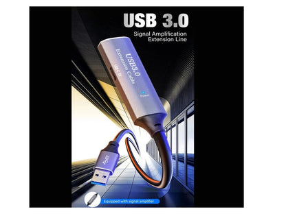 Cable Extension Usb 3.0 Activa Alimentacion Usb-c 15mt 5gbps