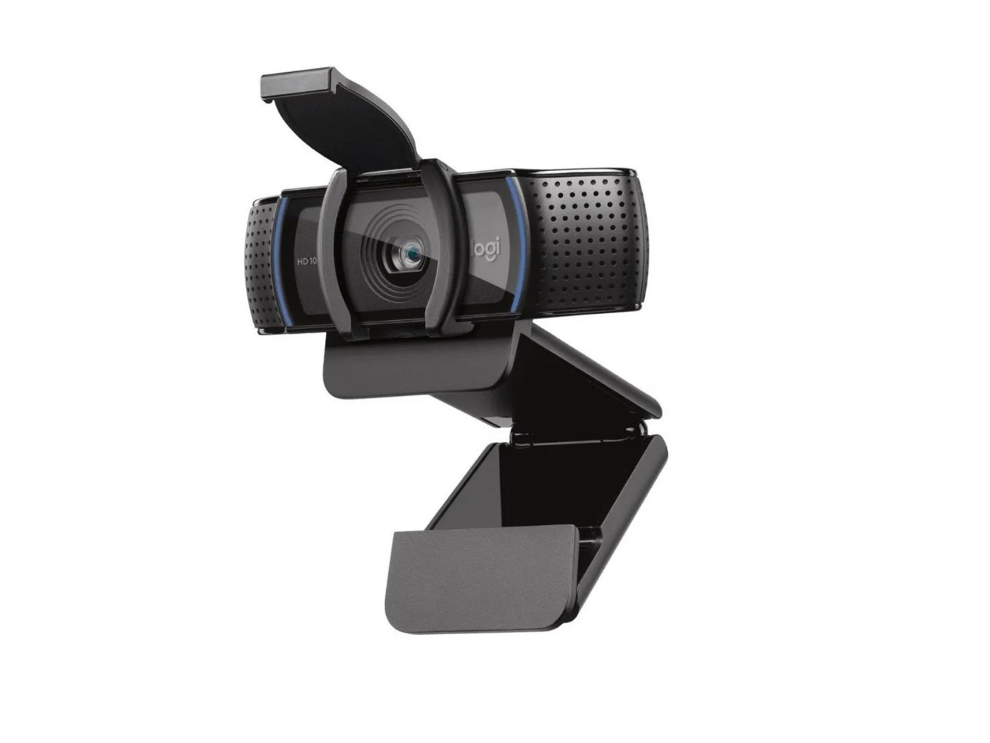 Cámara Web Logitech C920e Full Hd 30fps Con Cubre Lente Color Negro