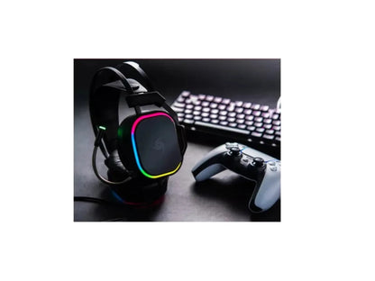 Diadema Gamer Vsg Gemini Rgb 50mm Cable 2.1m Plug 3.5mm