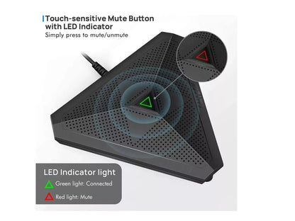 Microfono Cmteck Para Escritorio Conferencia Omnidireccional