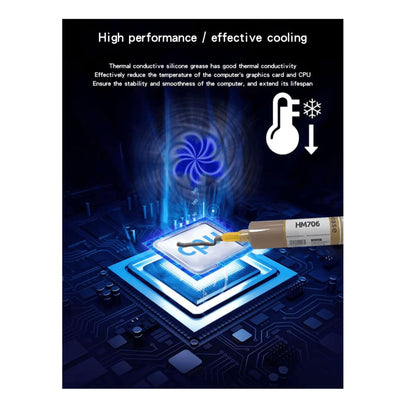 Pasta Crema Silicona Termica Alta Conduccion Hm706 | Dorada