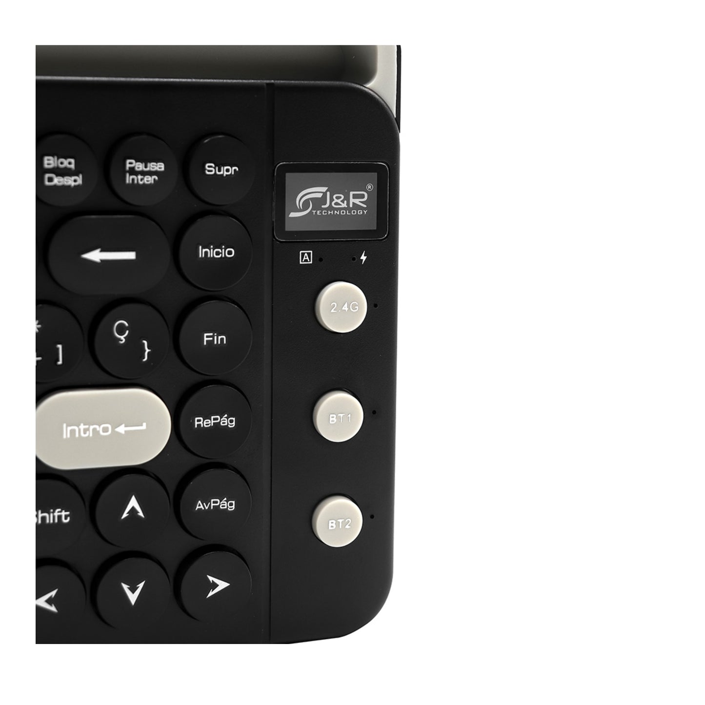 Teclado Inalambrico Recargable 65% Base Para Tablet J&r 030