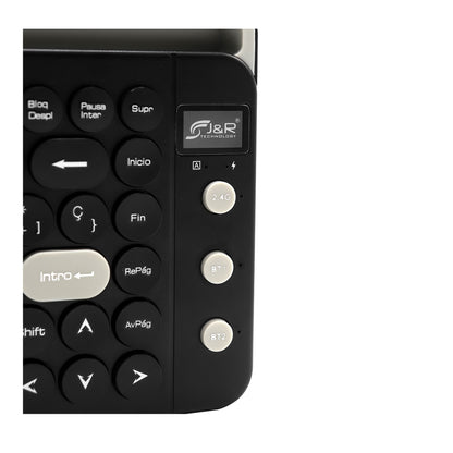 Teclado Inalambrico Recargable 65% Base Para Tablet J&r 030