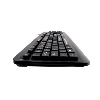 Teclado Multimedia Ergonomico Confortable 104 Teclas Jyr 024