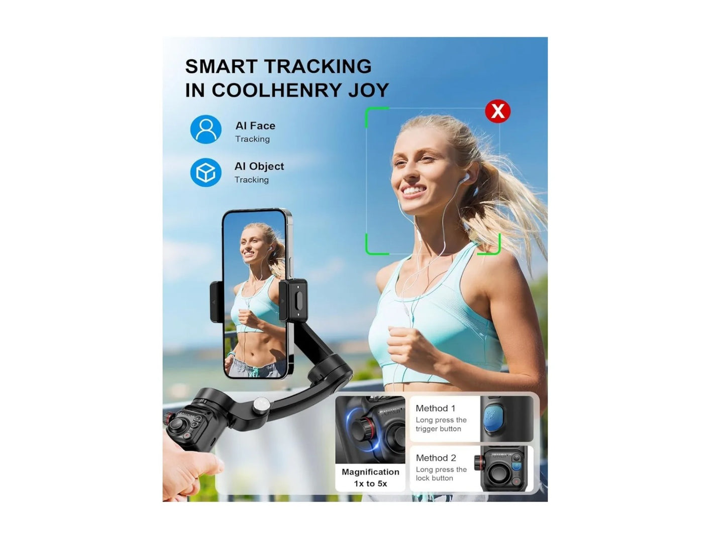 Estabilizador Para Celular Con Luz De Relleno Magnética