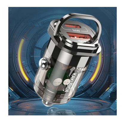 Cargador Para Carro Cenicero Rapida 12v 36w + Cable Kakusiga