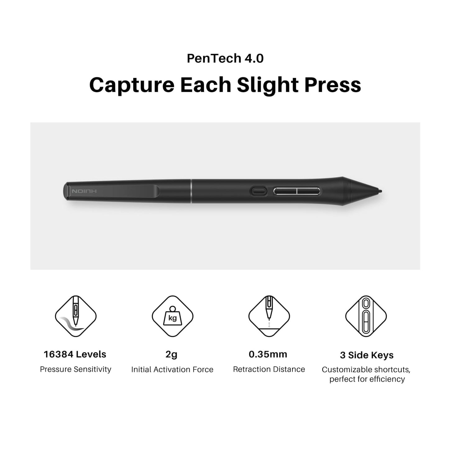 Tableta Digitalizadora Con Pantalla Huion Kamvas 13 Gs1333