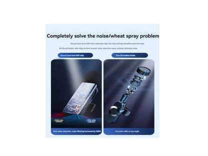 Micrófono De Solapa Doble Multireceptor 3en1 F11 Cortaviento