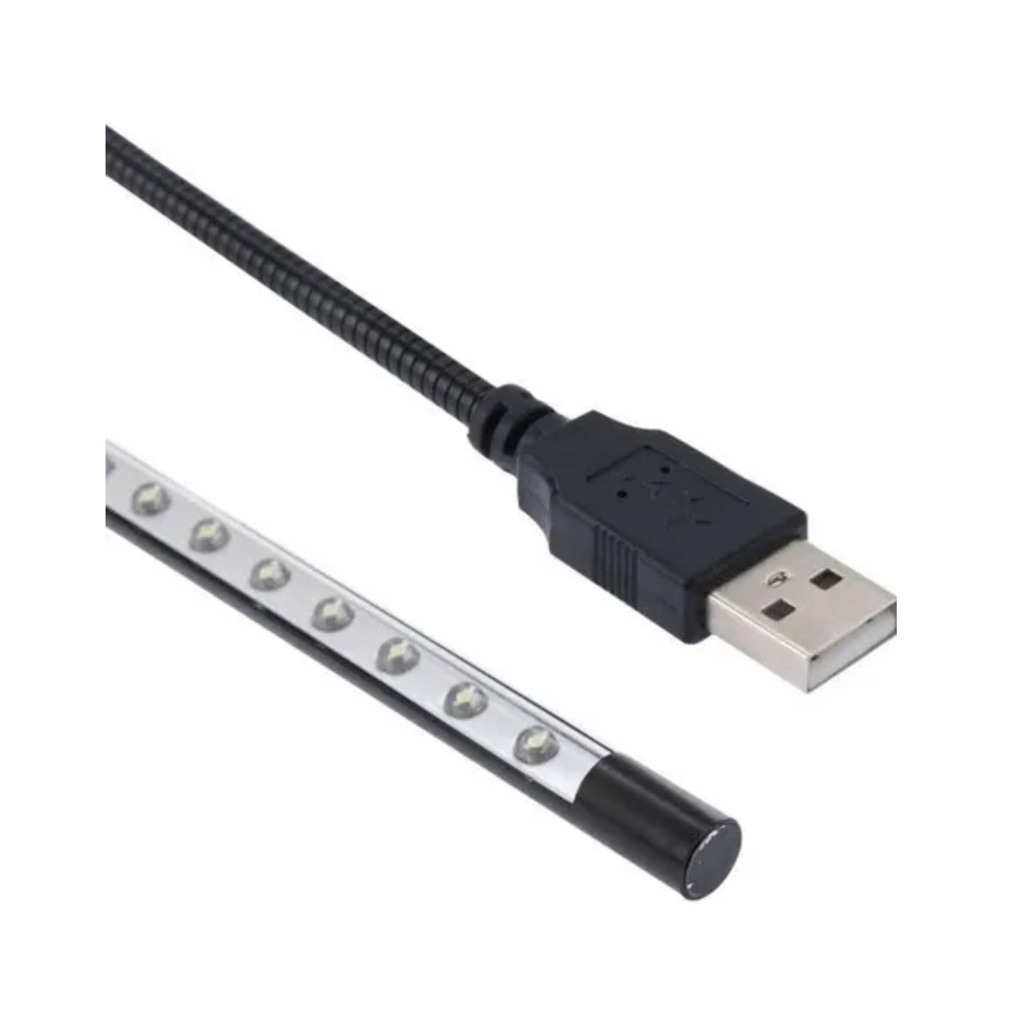 Lampara Led Tira 10 Leds Usb Para Lectura Noche Portatil Pc