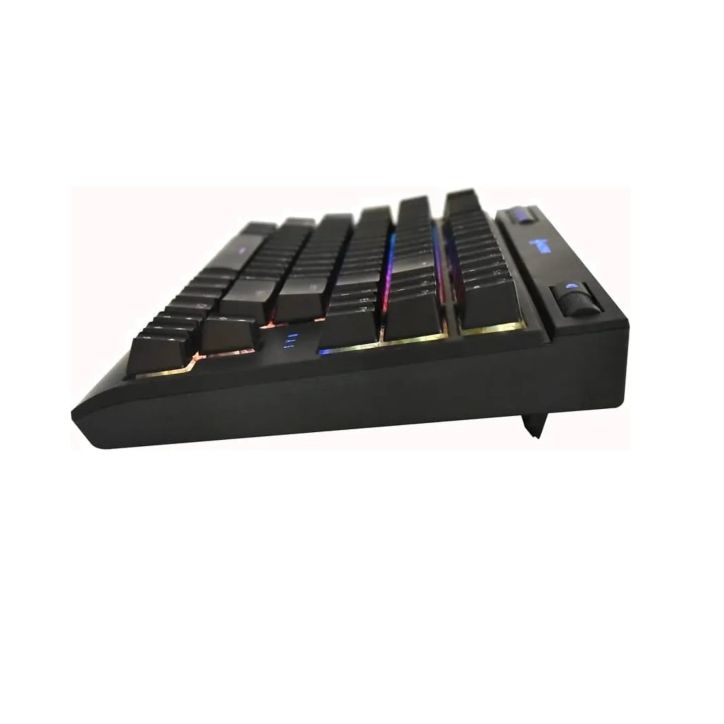 Teclado Mecanico Gamer Rgb Mk17 Switch Azul Doble Inyeccion