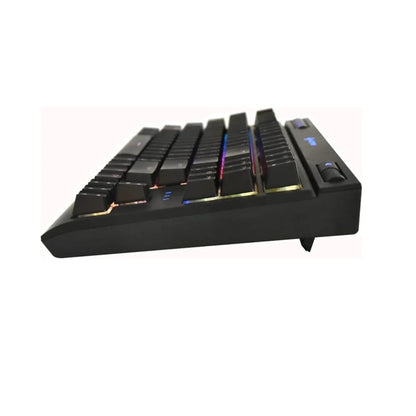 Teclado Mecanico Gamer Rgb Mk17 Switch Azul Doble Inyeccion