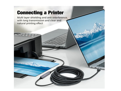 Cable Extension Usb 3.0 Activa Alimentacion Usb-c 15mt 5gbps