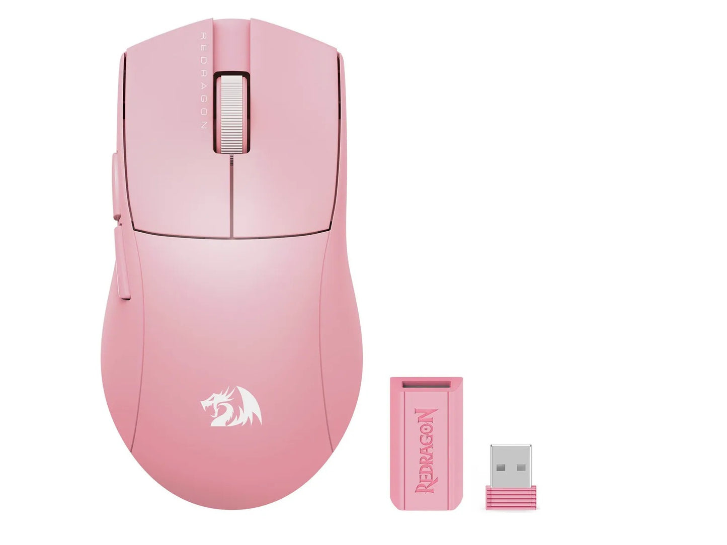 Ratón Inalámbrico Redragon King Pro Rgb Rosa M916p-pro