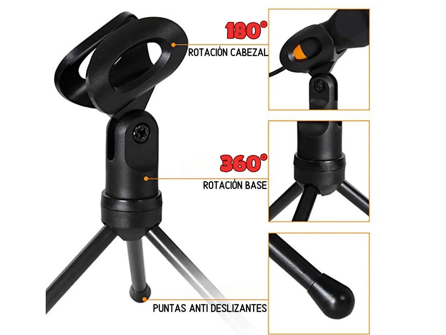 Micrófono Condensador Omnidireccional Sf-666