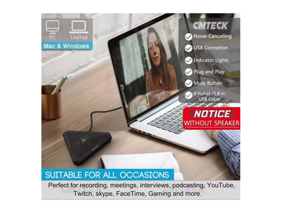 Microfono Cmteck Para Escritorio Conferencia Omnidireccional