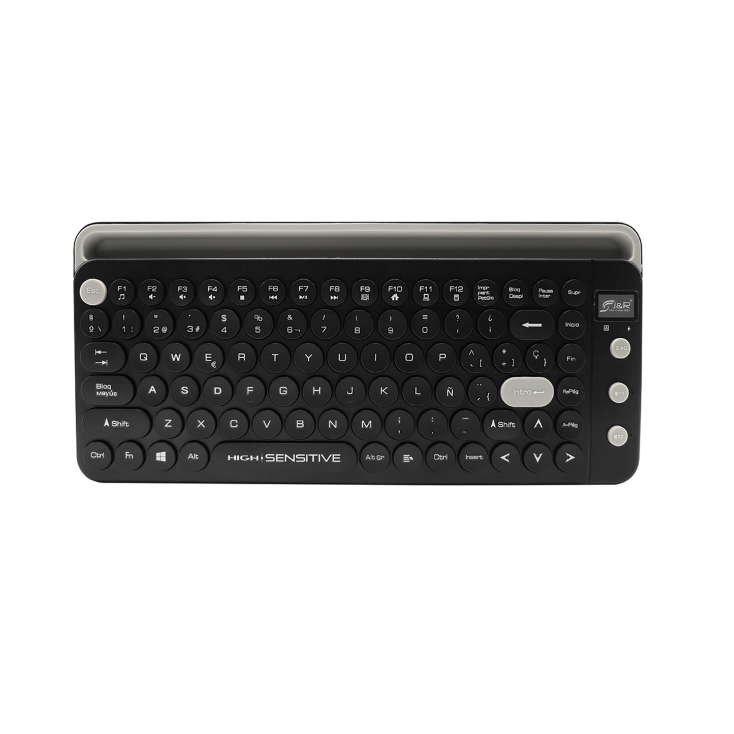 Teclado Inalambrico Recargable 65% Base Para Tablet J&r 030
