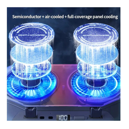 Base Soporte Refrigerante Portatil Rgb Jyr022 Placa De Cobre