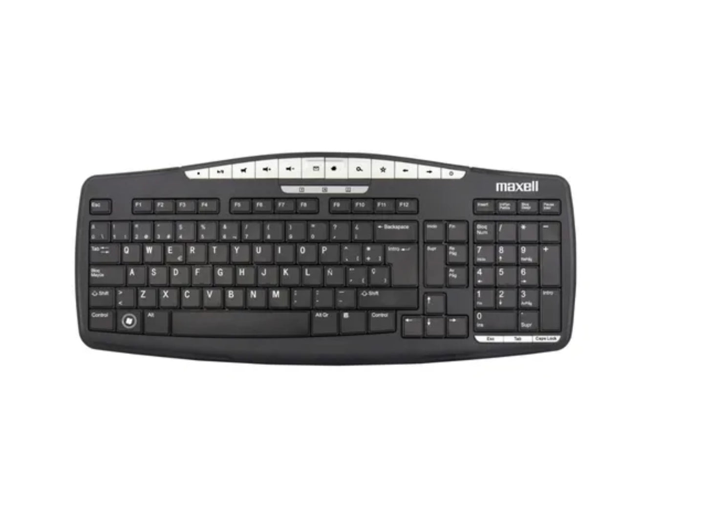 Teclado Usb De Cable Multimedia Tipo Oficina | Maxell Kb-100