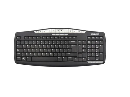 Teclado Usb De Cable Multimedia Tipo Oficina | Maxell Kb-100