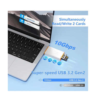 Lector De Tarjetas Memorias Cfexpress A /sd/ssd Win/mac/and