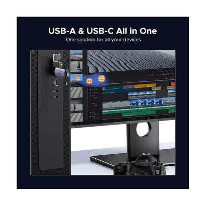 Lector De Tarjetas Sd Micro Sd Usb Tipo C Ugreen 3.0 5gbps