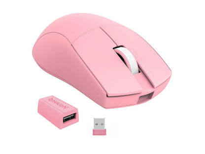 Ratón Inalámbrico Redragon King Pro Rgb Rosa M916p-pro