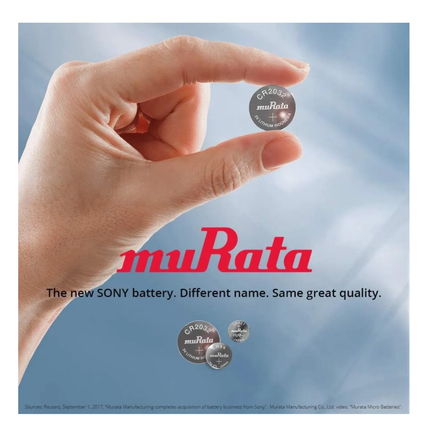 Batería Pila Cr2025 Murata Sony Original Litio 3v | Pack X 5