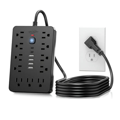 Multitoma 17 En 1 Americano 11 Tomas 4 Usb 2.1 A 2usb Tipo C