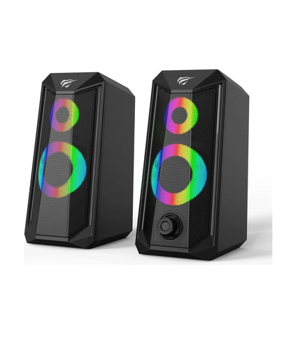 Parlantes Altavoces 2.0 Para Pc / Portatil Rgb Havit Sk-202