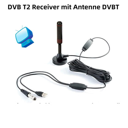 Antena Tdt Coaxial Usb De Alta Amplitud 100km De Cobertura