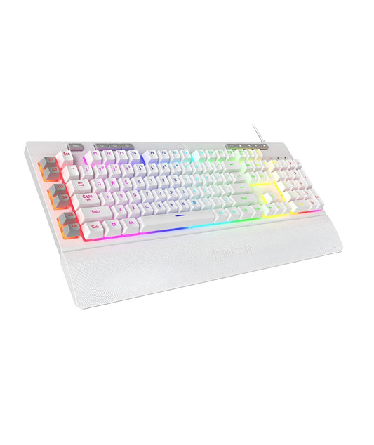 Teclado Gamer Rgb Descansamuñecas Multimedia Redragon Shiva