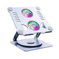 Base Para Portatil Metalica 360° P43 | Elevacion 2ventilador Plata