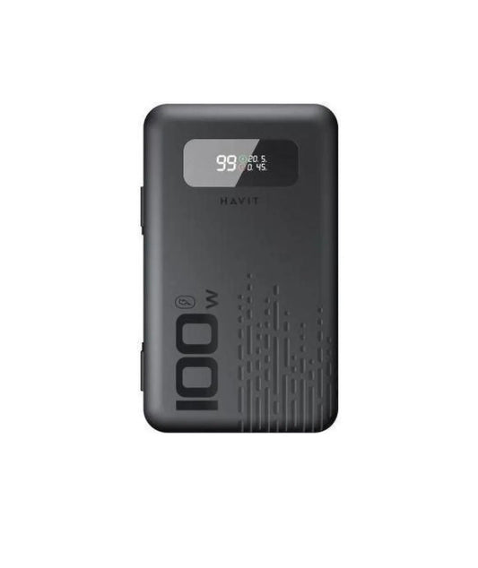 Powerbank Havit 20000 Mah Telefono Celular Portatil Tipo C Color Negro