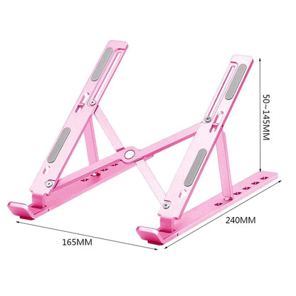 Soporte Delgado Y Portátil Plegable Para Portátil Kingo M3 Y Mac, Color Plateado