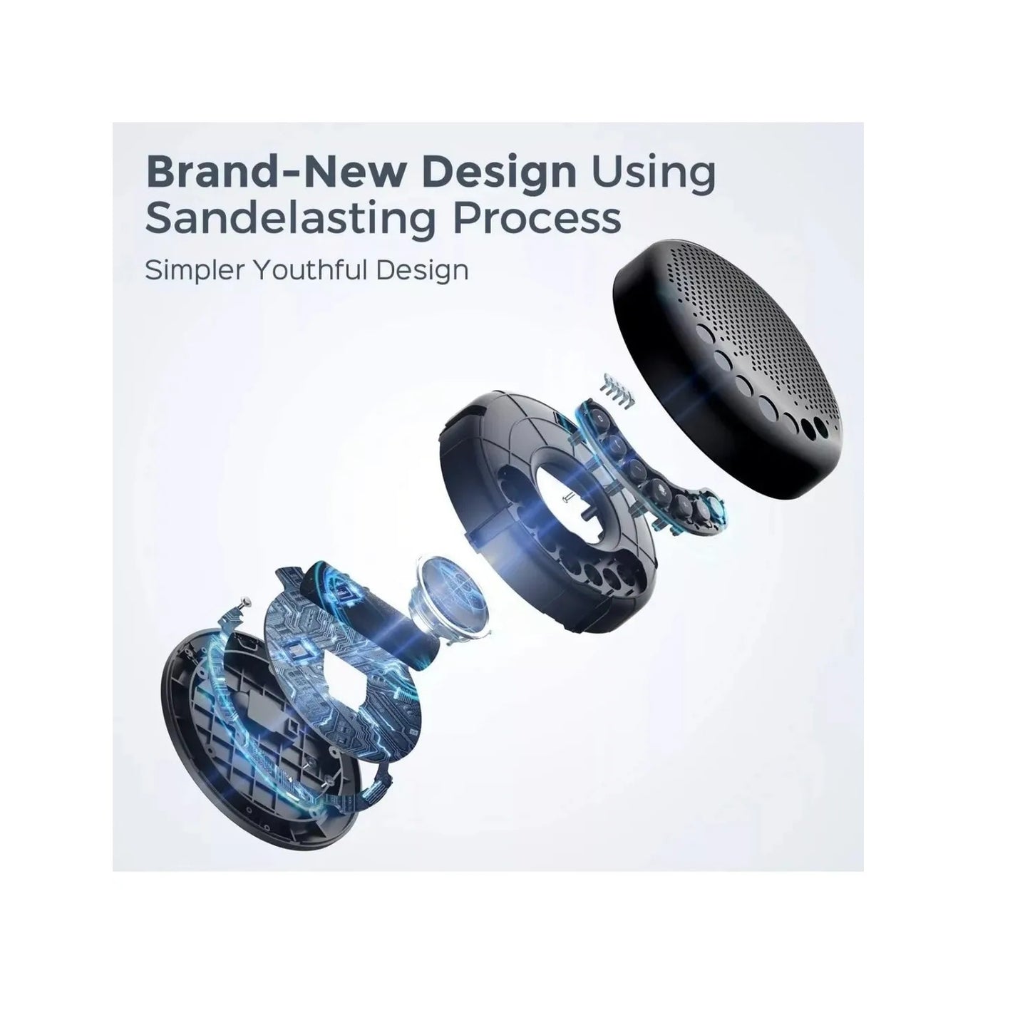 Micrófono De Conferencia Inalámbricobluetooth Altavoz Emeet