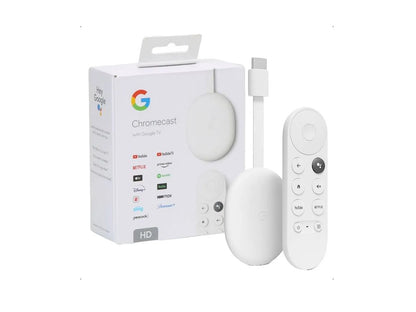 Google Chromecast Tv 4 Hd, Transmisión Multimedia De Voz, 8 Gb, 2 Gb De Ram