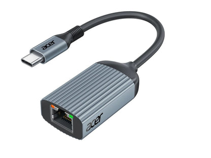 Adaptador Para Cable De Red Acer Gris Lan A Rj45